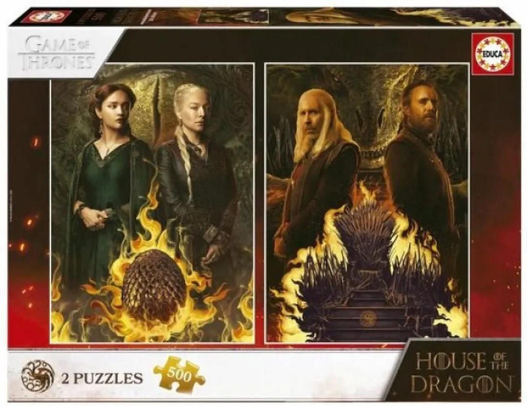 Educa Game of Thrones Huis van de Draak 2500 Stuks - Multicolor