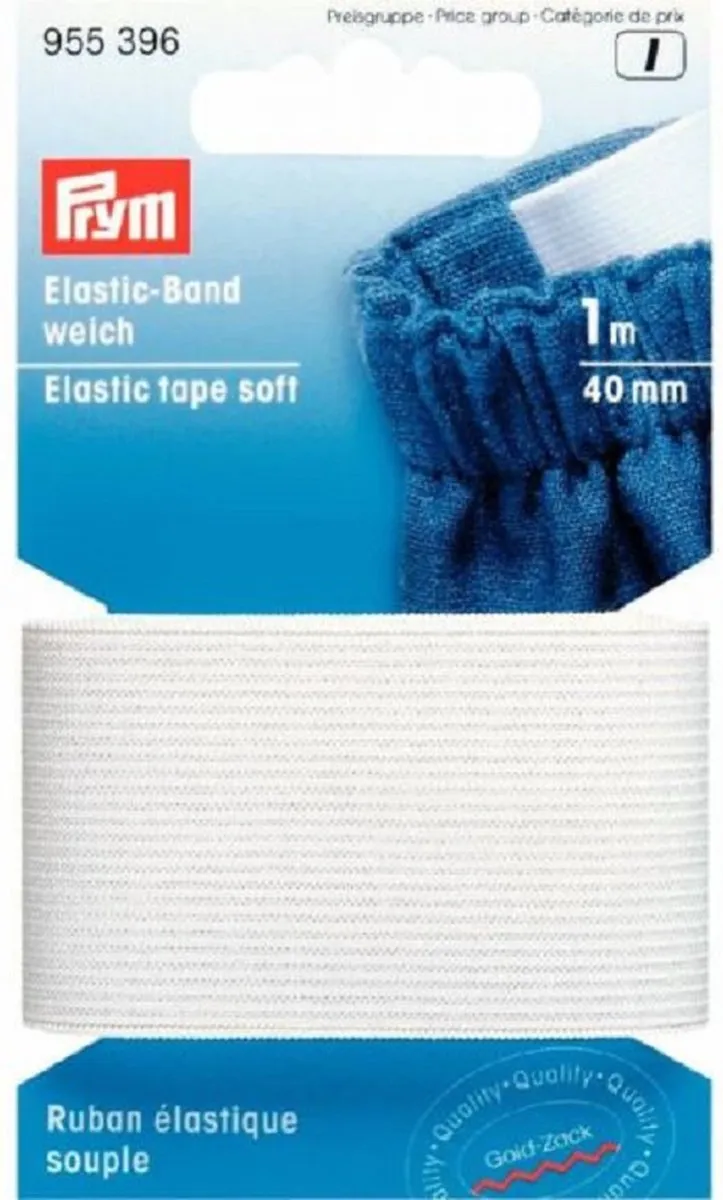 Prym Band-elastiek Zacht Wit