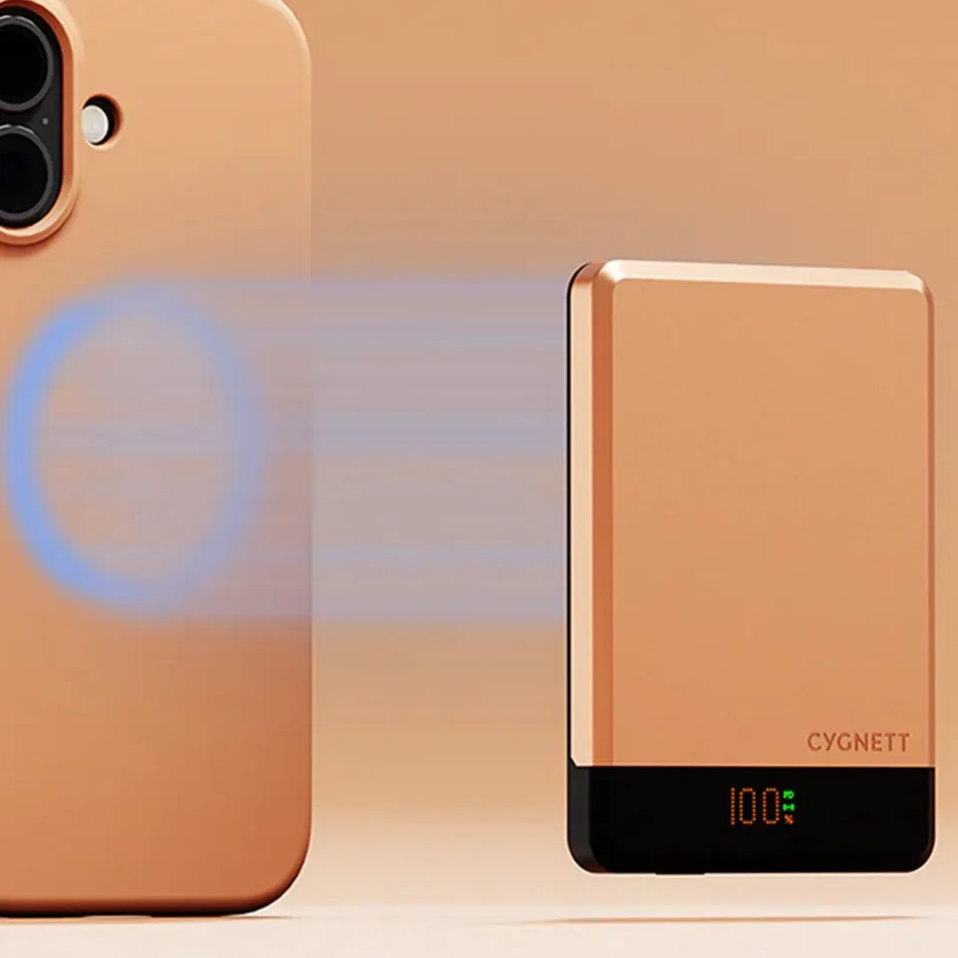 Cygnett MagSlim 5.000mAh Powerbank CY5643PBCHE - Koper