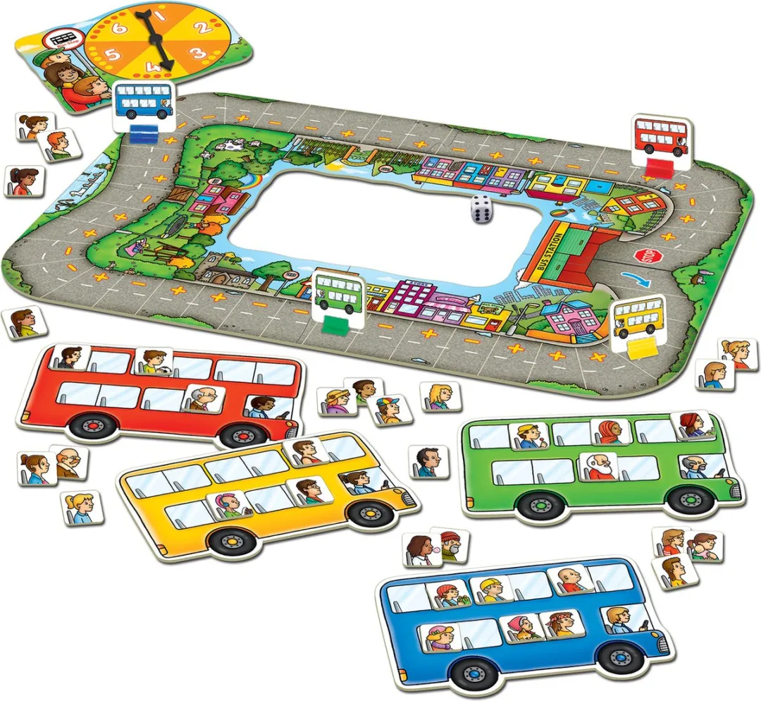 Orchard Toys Bus Stop Rekenspel - 4 Spelers