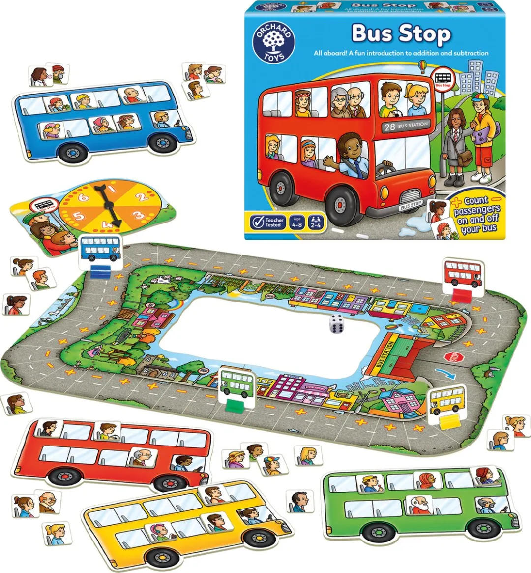 Orchard Toys Bus Stop Rekenspel - 4 Spelers