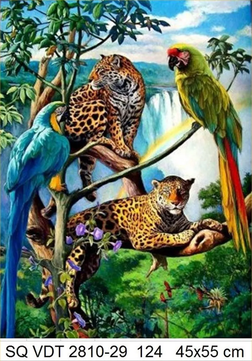 VDTOYS Diamond Painting VDTB124 Wildlive 1 - 45x45cm