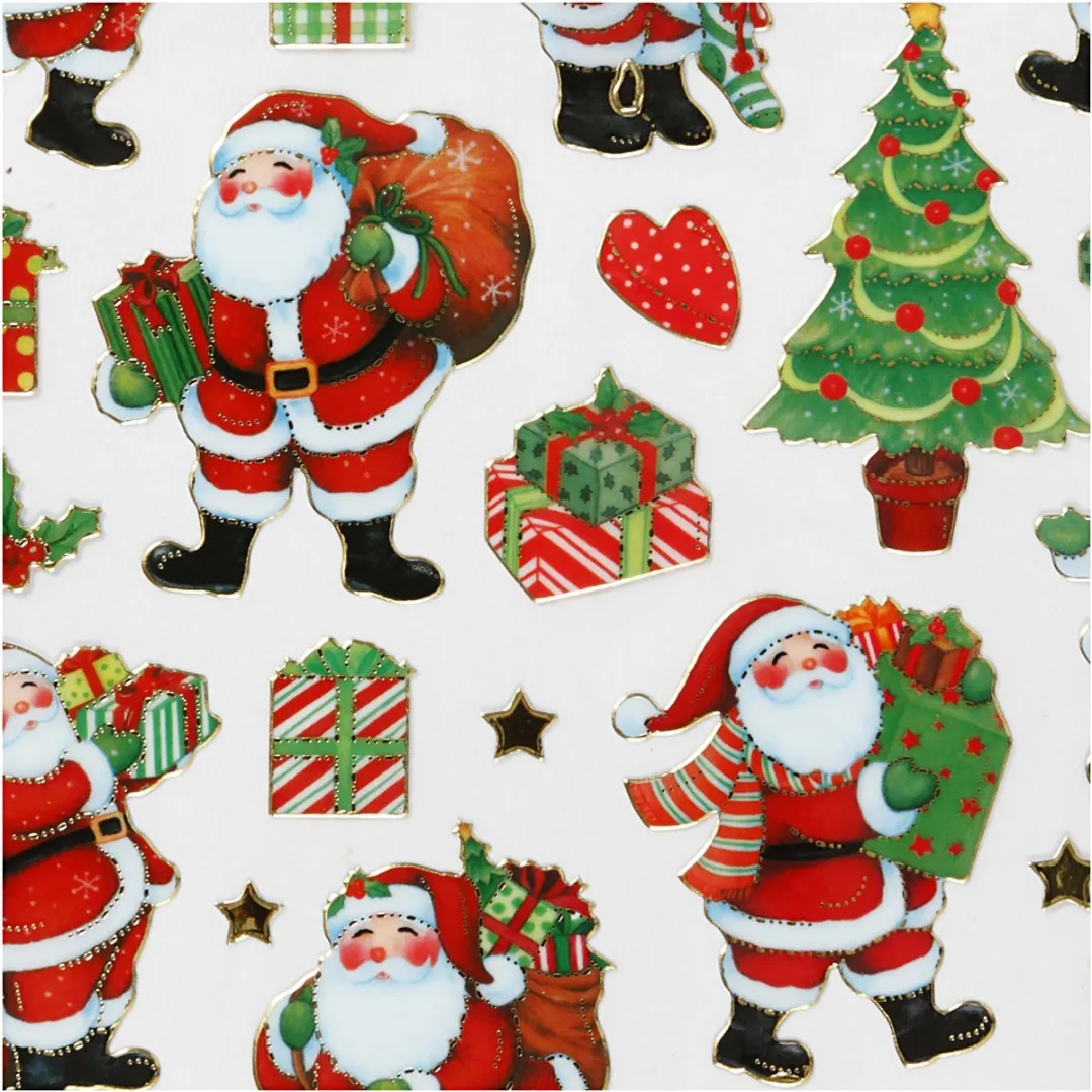Creativ Company Kerststickers Meerkleurig - 29 Stuks