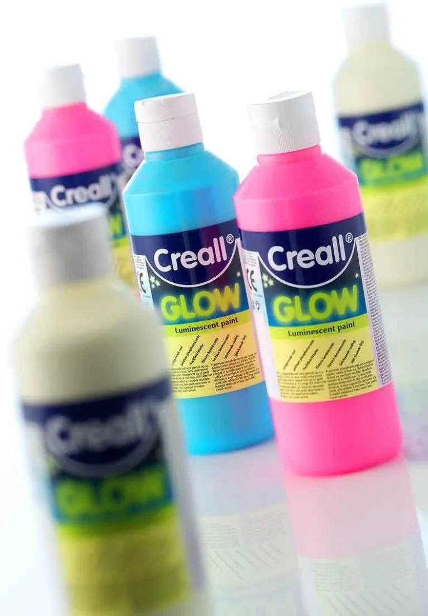 Creall Glow Roze Lichtgevende Verf 250ml