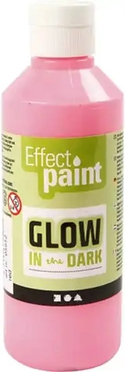 Creall Glow Roze Lichtgevende Verf 250ml