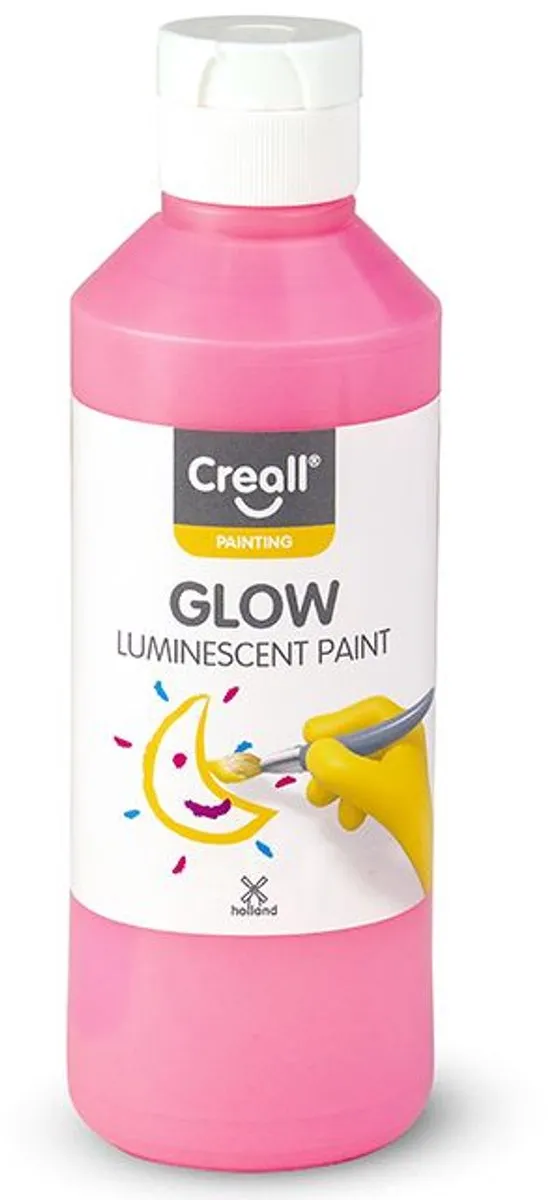 Creall Glow Roze Lichtgevende Verf 250ml