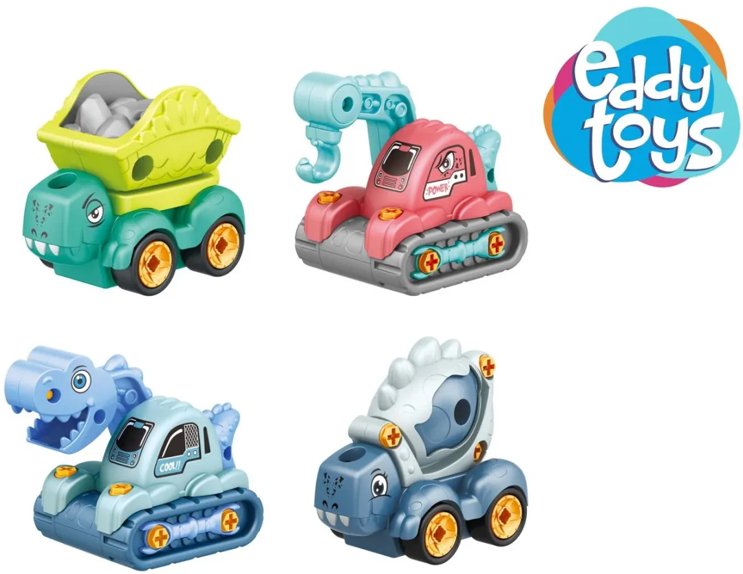 Eddy Toys Car Dino 4as