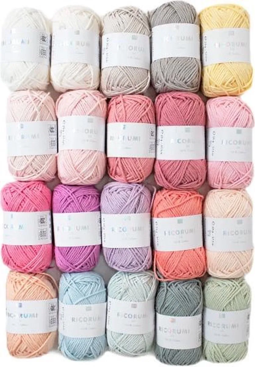 Rico Ricorumi Set 20 x 25g - Pastel