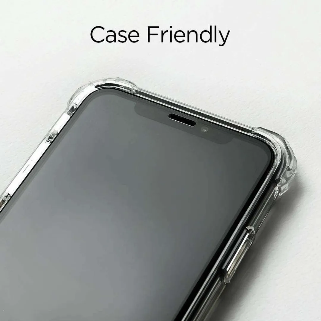 Spigen Full Cover Glass iPhone 11 Pro Max - 065GL25232 - Zwart - afbeelding 6 van 6