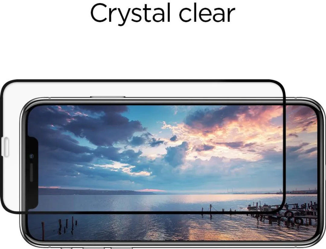 Spigen Full Cover Glass iPhone 11 Pro Max - 065GL25232 - Zwart - afbeelding 3 van 6