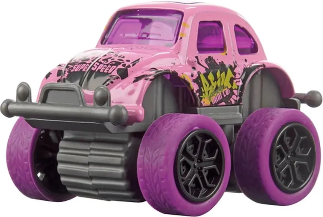 Toi-Toys Metal Off Road Auto's 4st - Multi kleuren