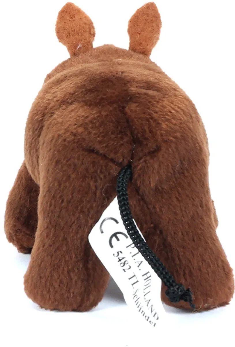 PIA Soft Toys Pluche Nijlpaard Knuffel 15cm - Bruin