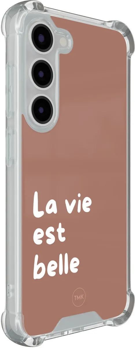 Casevibes Shockproof Hoesje Samsung Galaxy S23 - Bruin