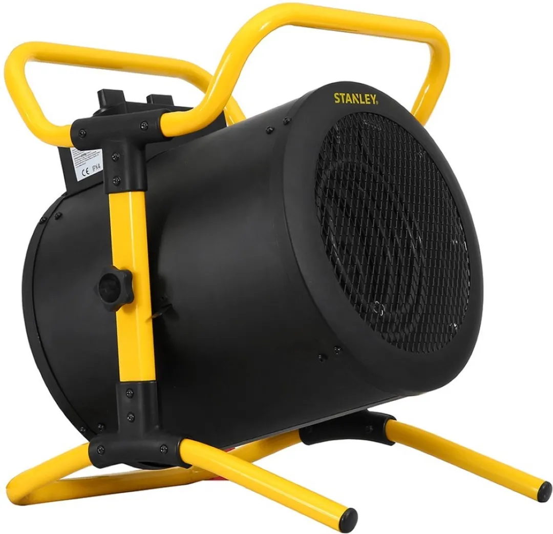 Stanley ST-52-231-E Ventilatorverwarming 2000W - 3 standen - Zwart/Geel - afbeelding 2 van 6