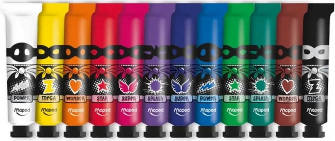 Maped Color'Peps Plakkaatverf 12ml - 12 Tubes