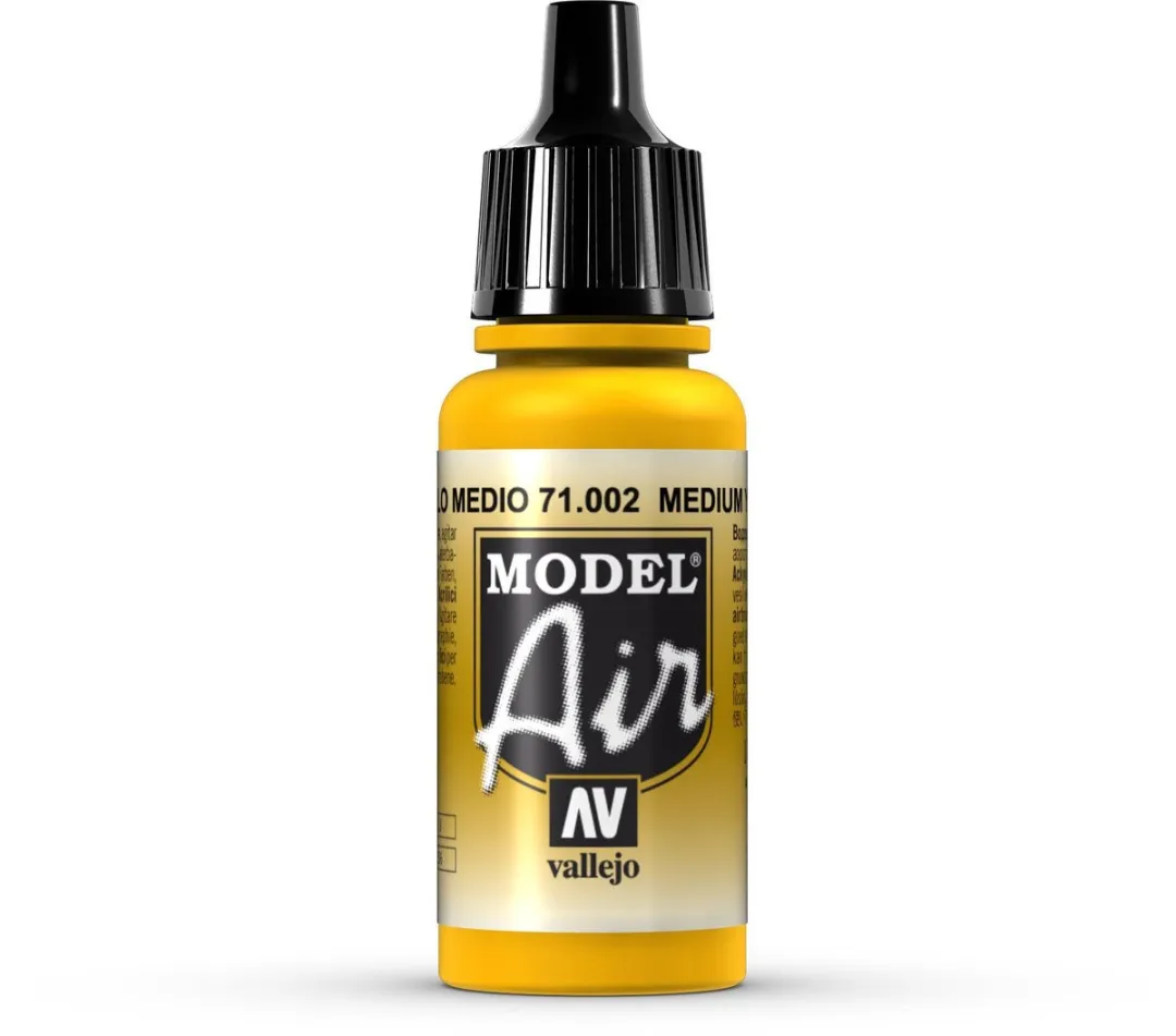 Vallejo Model Air Acrylverf Geel 17ml
