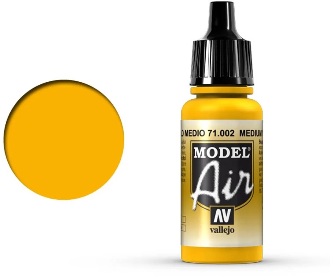 Vallejo Model Air Acrylverf Geel 17ml