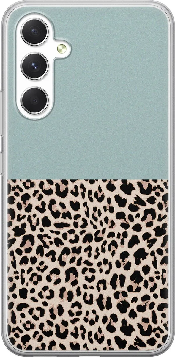 Casevibes Hoesje Samsung Galaxy S20 FE - Marble Faces - Blauw - afbeelding 6 van 6