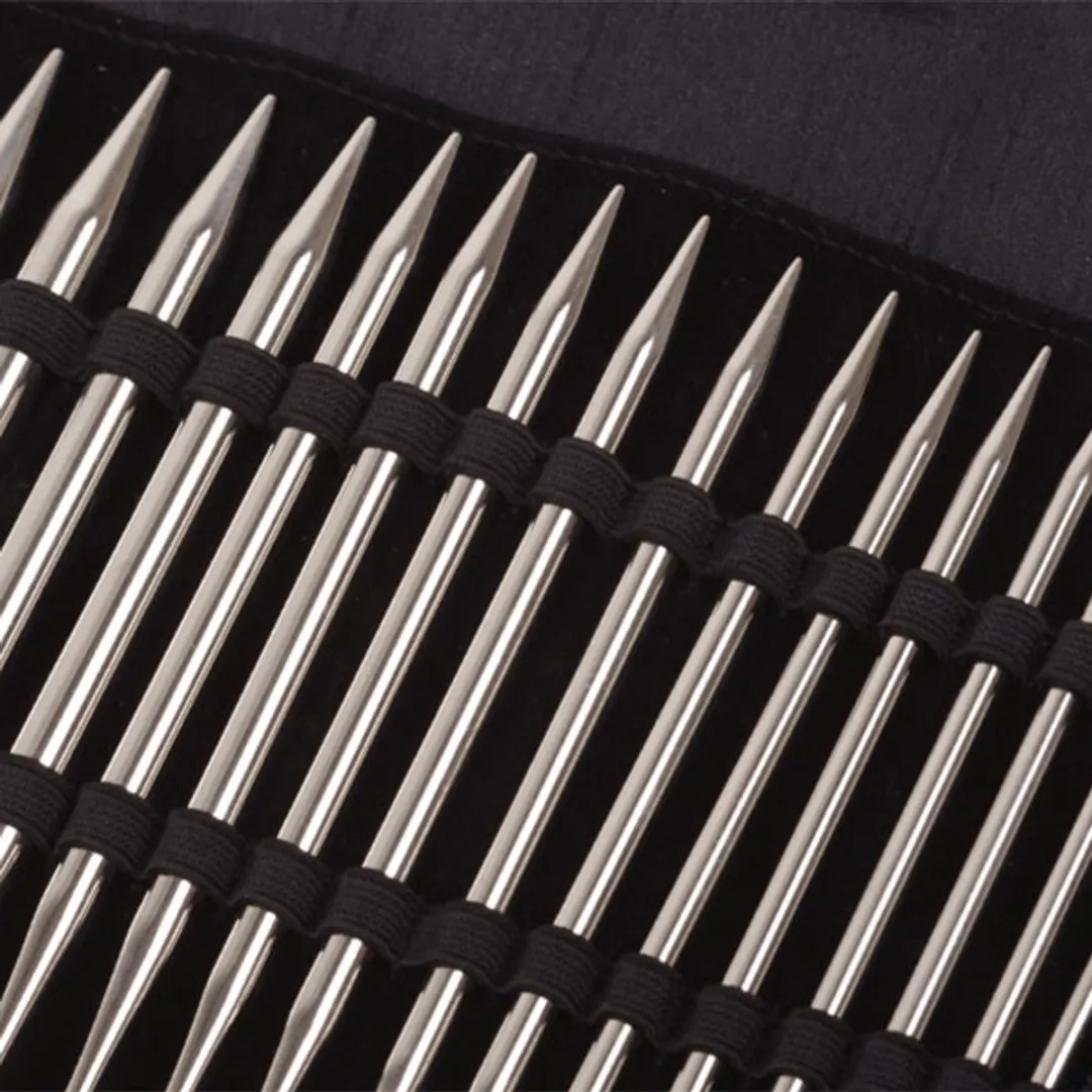 Drops Pro Classic Verwisselbare Rondbreinaalden Set - Messing met nikkel omhulsel
