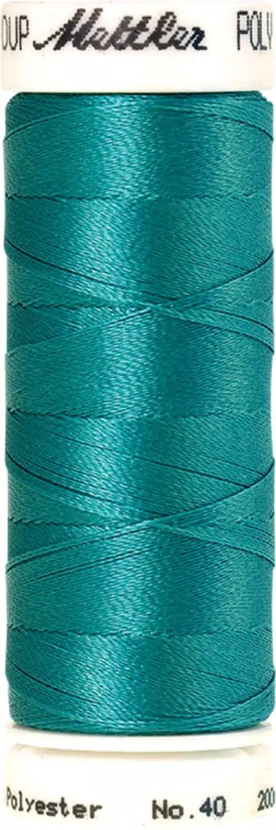 Amann Mettler Polysheen Borduurgaren 200m - Blauw
