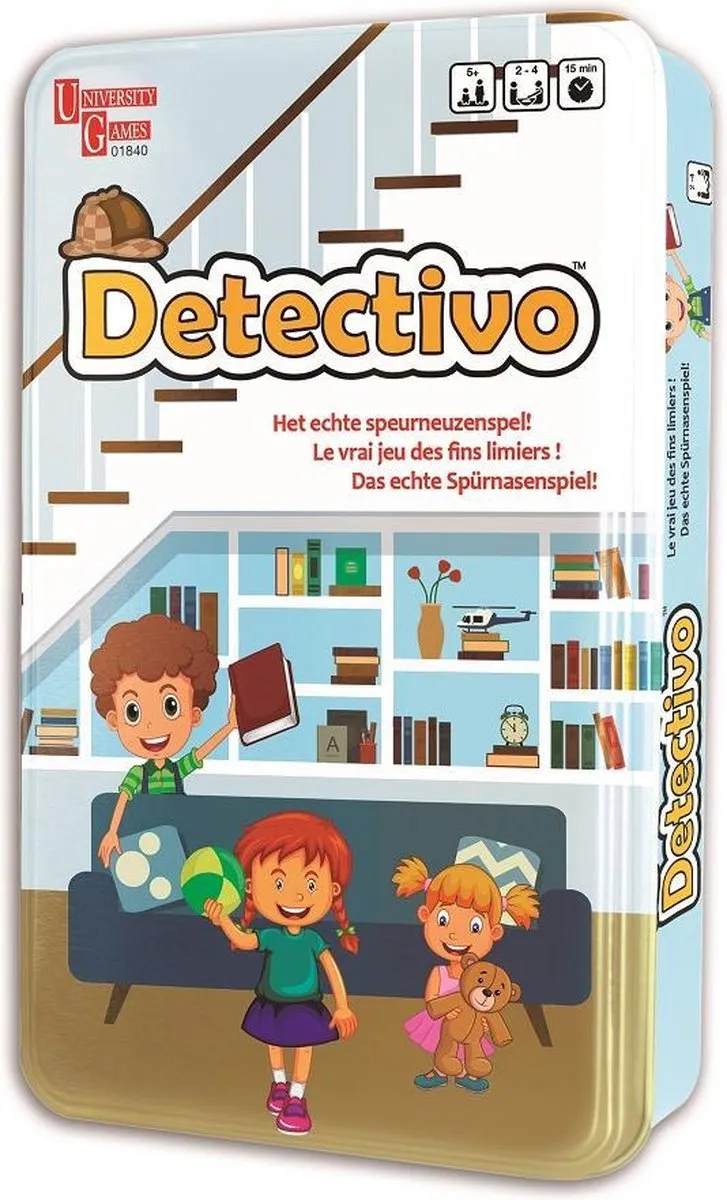 University Games Dedectivo Speurneuzenspel - 2-4 Spelers