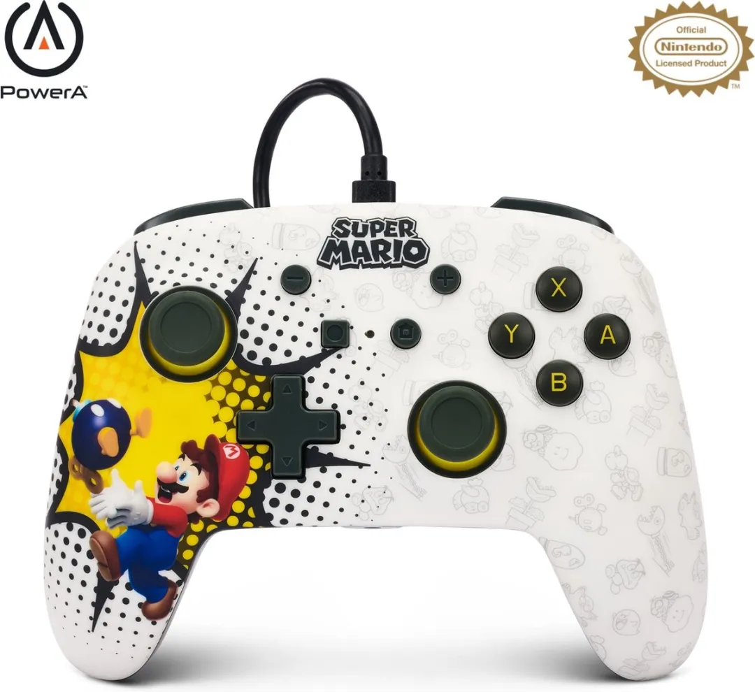 POWERA Bob-omb Blast Gamecontroller NSGP0085-01 - Wit