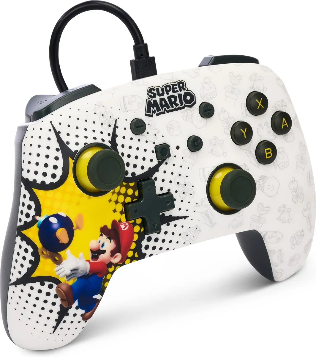POWERA Bob-omb Blast Gamecontroller NSGP0085-01 - Wit - afbeelding 6 van 6