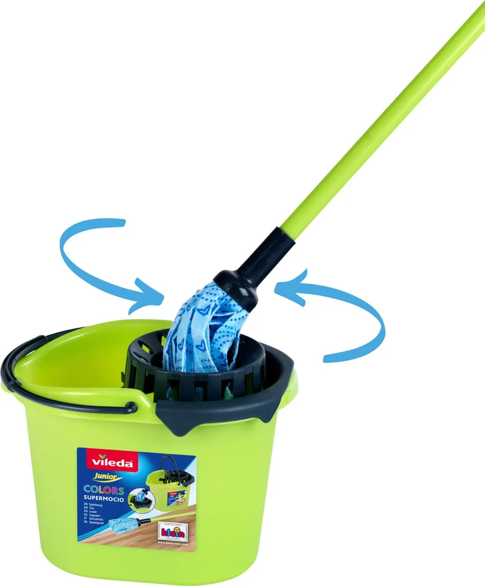 Klein Toys Vileda Color Line Dweilset - 2-delig - 61cm - Groen