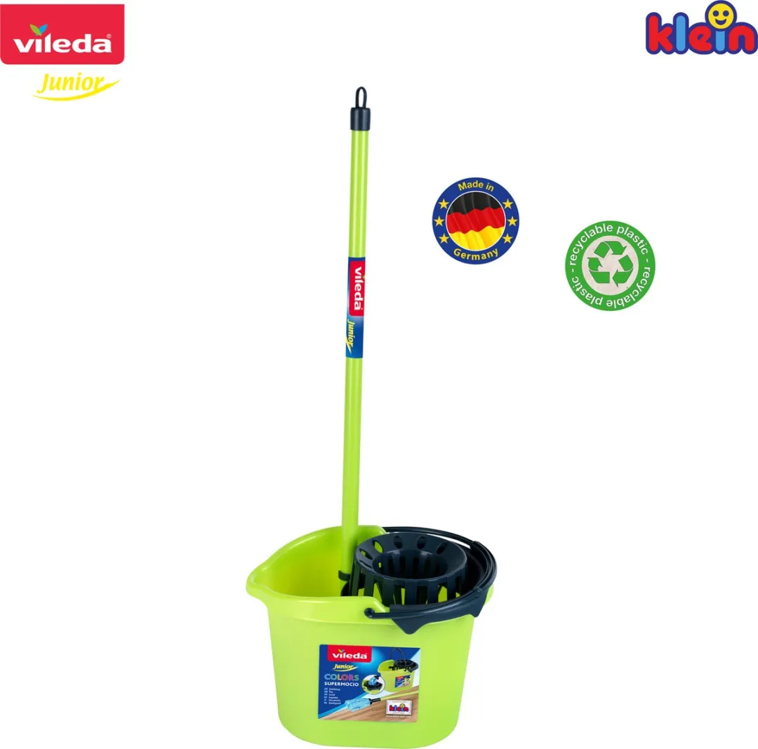 Klein Toys Vileda Color Line Dweilset - 2-delig - 61cm - Groen