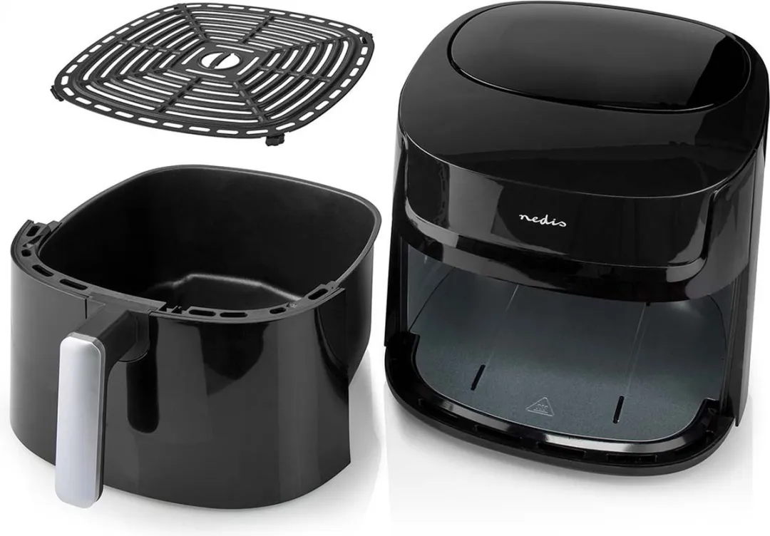 Nedis Airfryer XXL 7,2L - 8 Programma's - 1800W - Zwart