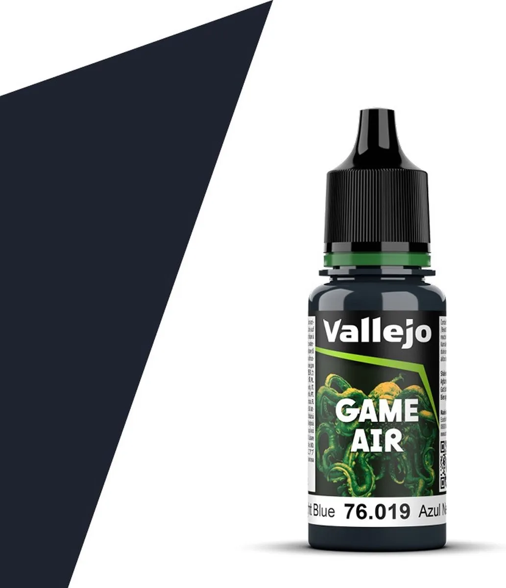 Vallejo Game Air Night Blue Acrylverf 18ml