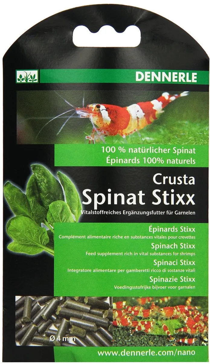 Dennerle Nano Crusta Spinazie Stixx 30ml