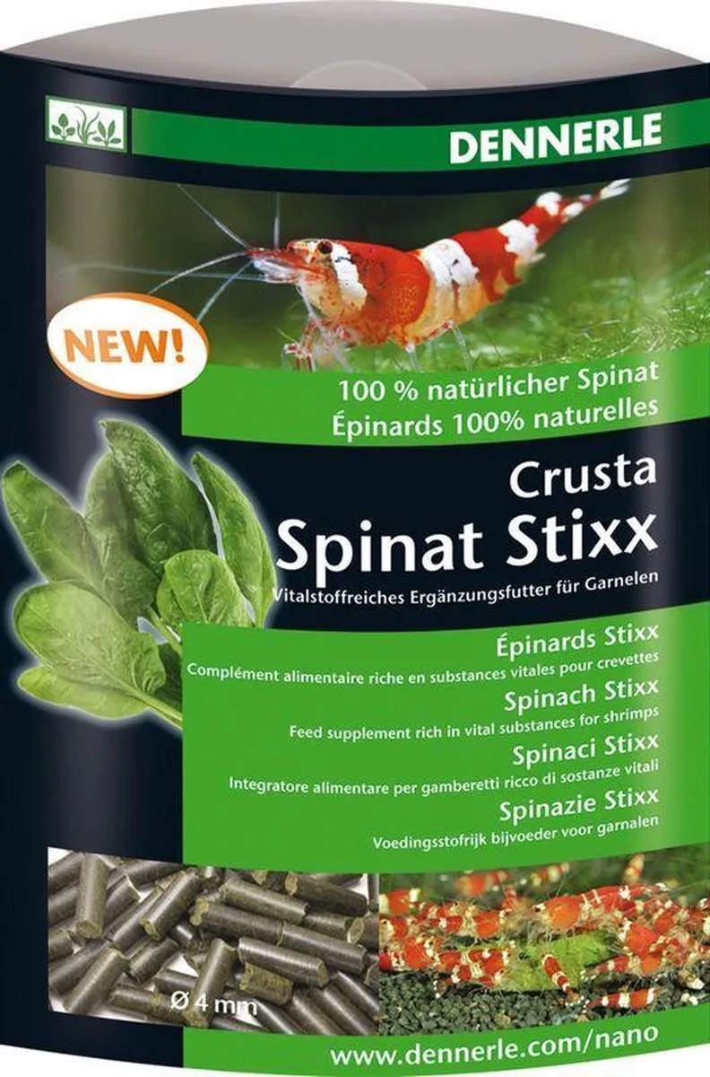 Dennerle Nano Crusta Spinazie Stixx 30ml