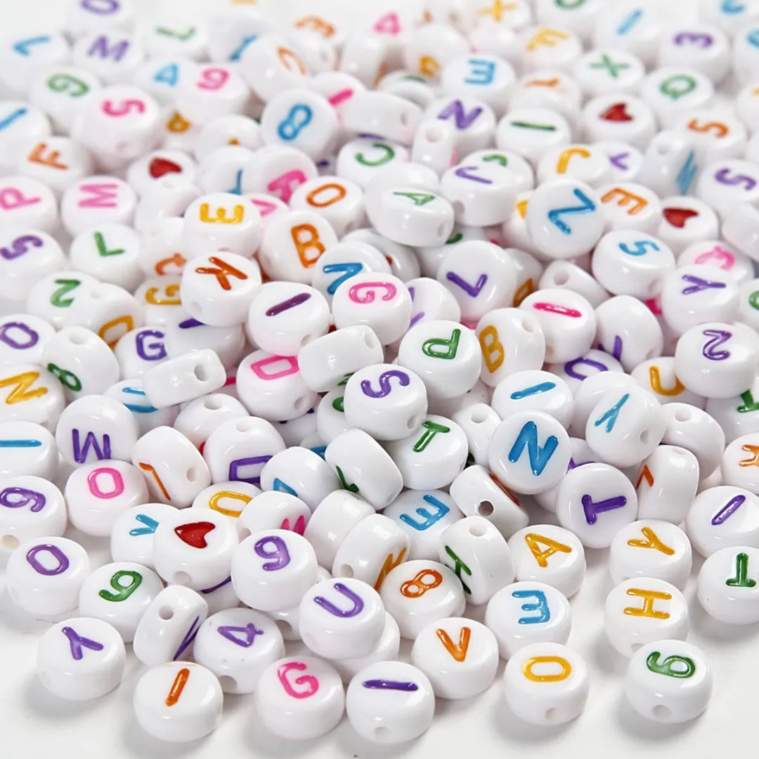 Creativ Company Plastic Letterkralen 7mm