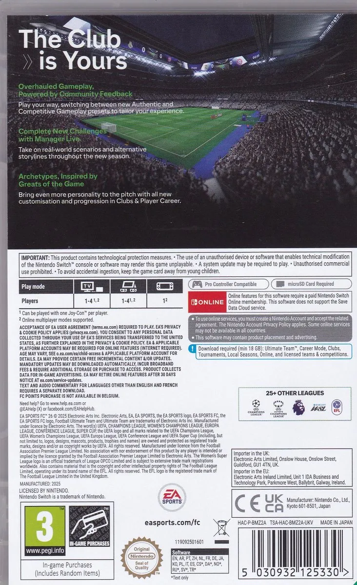 EA Sports FC 26 - Switch