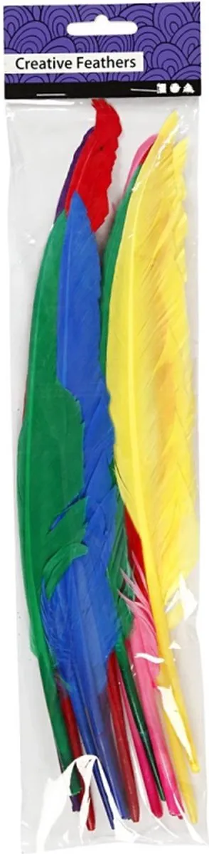 Creativ Company Gekleurde Veren 27cm