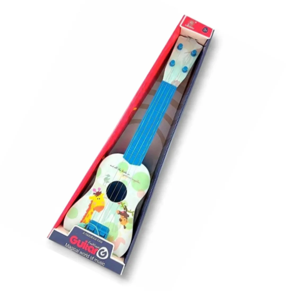 YJ Toys Guitar G Giraf Speelgoedgitaar - 54cm - Blauw
