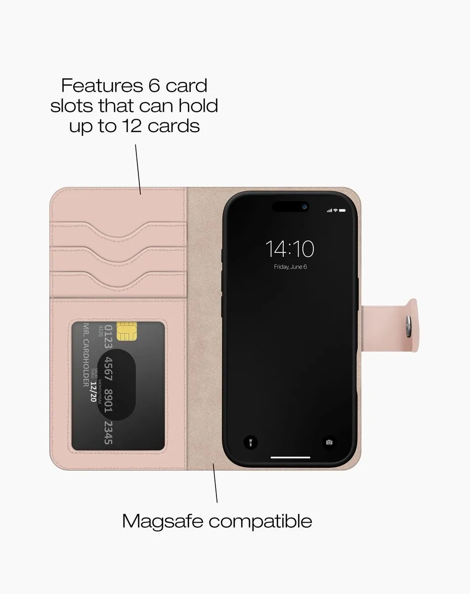 iDeal of Sweden Magnet Wallet+ IDMWPMS-I2561-51 - iPhone 17 - MagSafe Pink