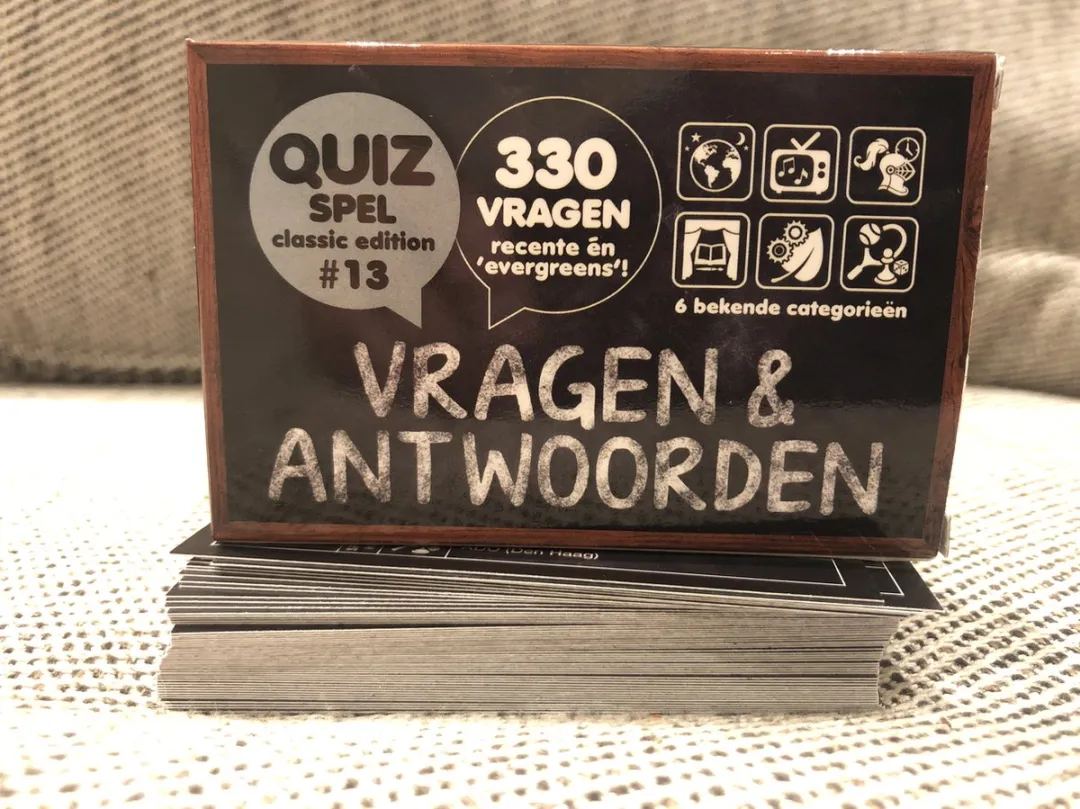 Vragen & Antwoorden #13 Trivia Quiz Kaartspel - 330 Vragen