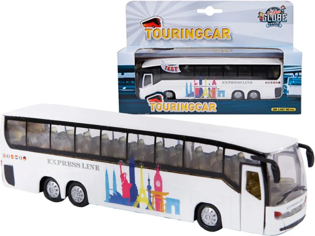 Kids Globe Die-cast Bus 510761 - Licht & Geluid - 19cm
