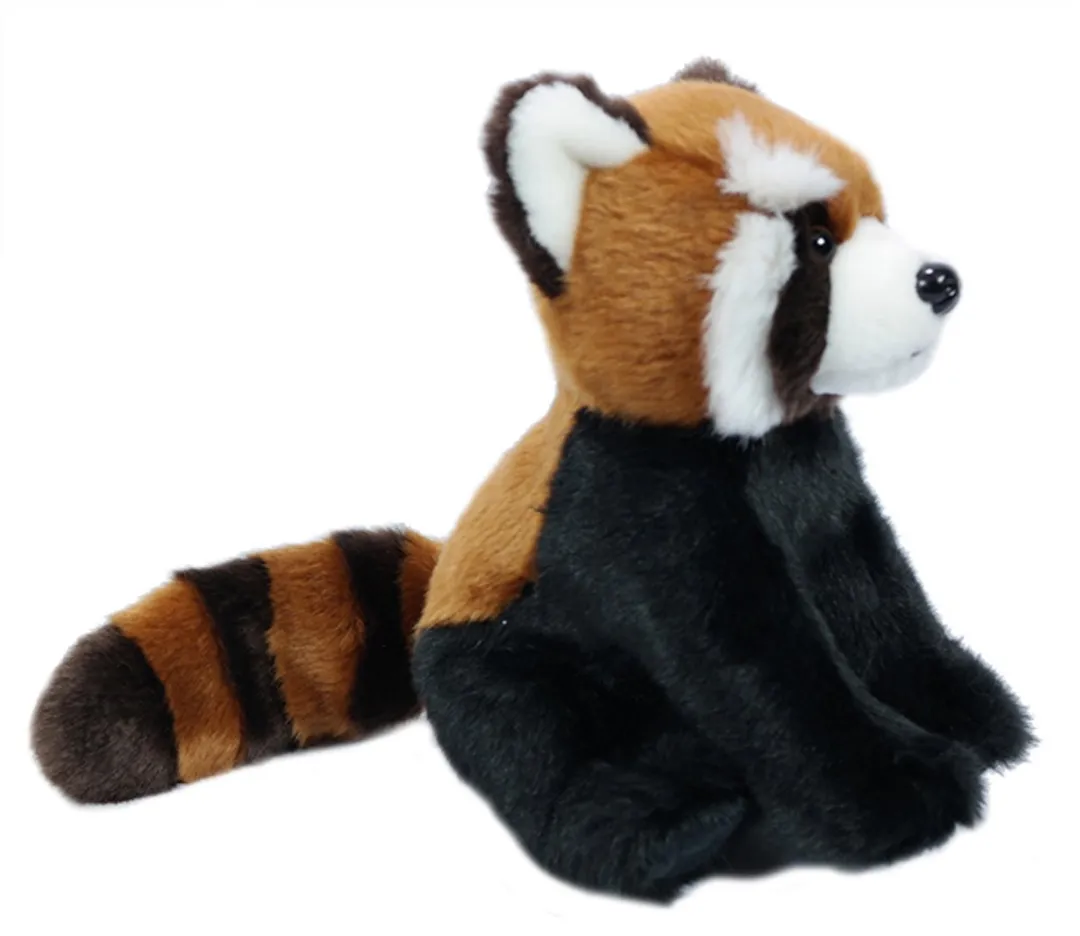 PIA Soft Toys Panda Rob - 20 cm - Rood/Wit/Bruin