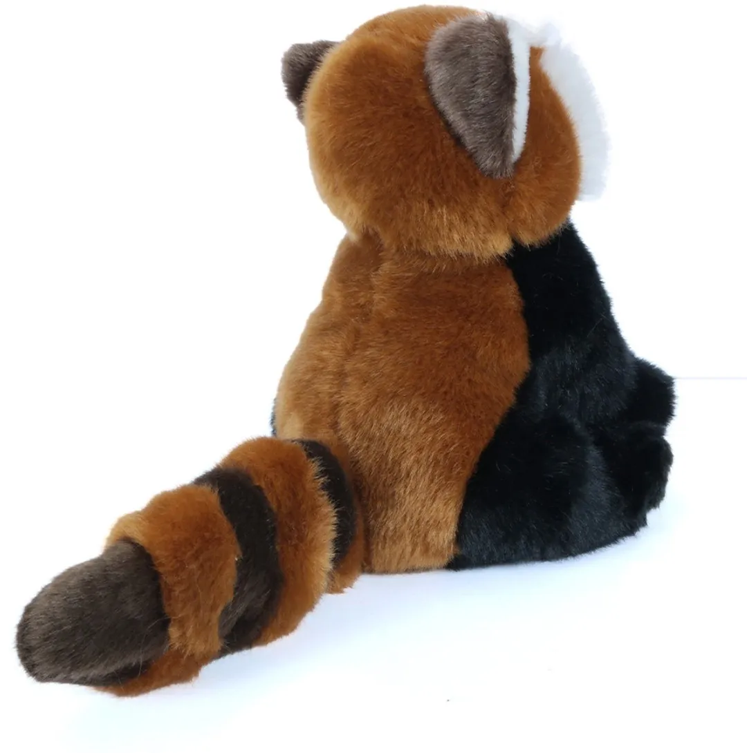 PIA Soft Toys Panda Rob - 20 cm - Rood/Wit/Bruin