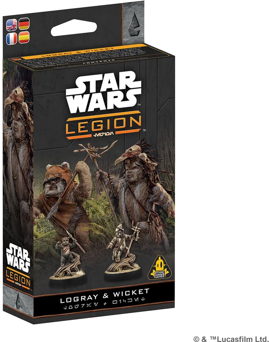 Atomic Mass Games Star Wars Legion Logray & Wicket SWQ74 Uitbreiding