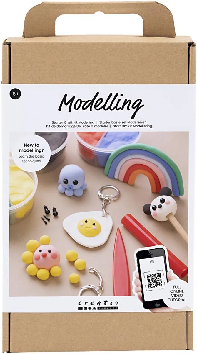 Creativ Company Startersset Boetseerfiguren Multicolor