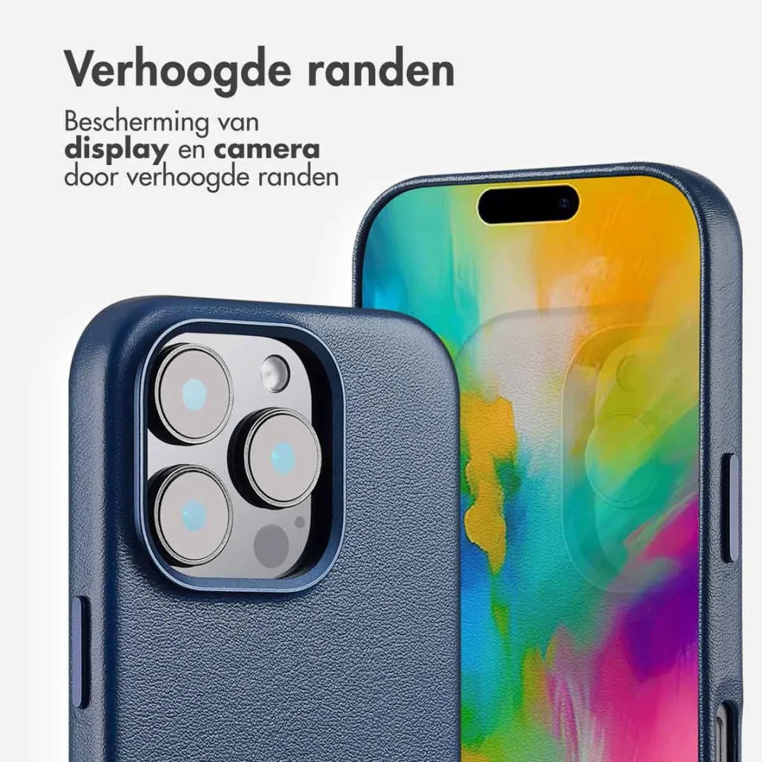 Accezz Hoesje iPhone 16 Pro Nightfall Blue - MagSafe - 2 Pasjes