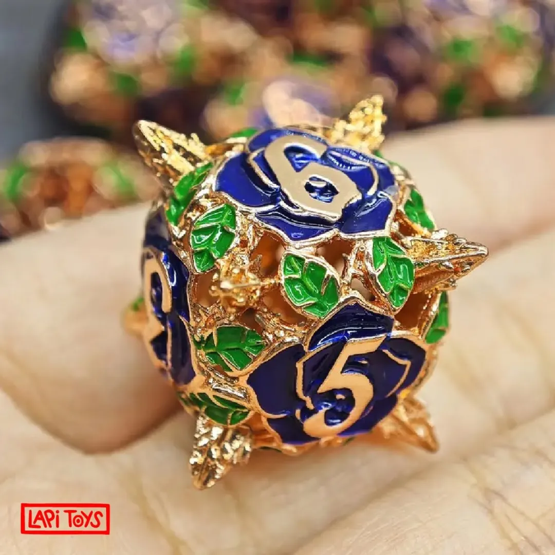 Lapi Toys Polydice D&D Metaal - 7 Stuks - Goud