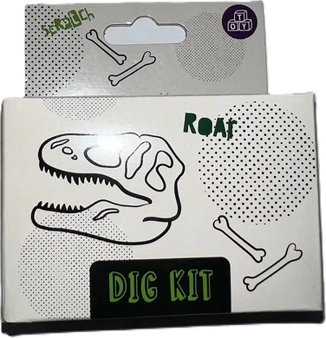 Klein Toys Dinosaurus Geraamte Opgraving Set - 7.5x4.5x3.5cm - afbeelding 6 van 6