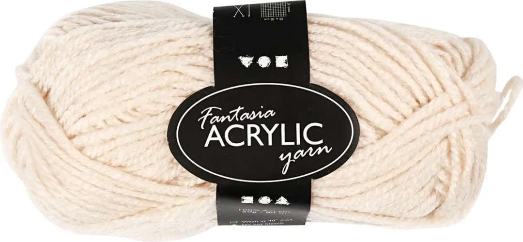 Creativ Company Creotime Fantasia Acryl Garen Beige 80m