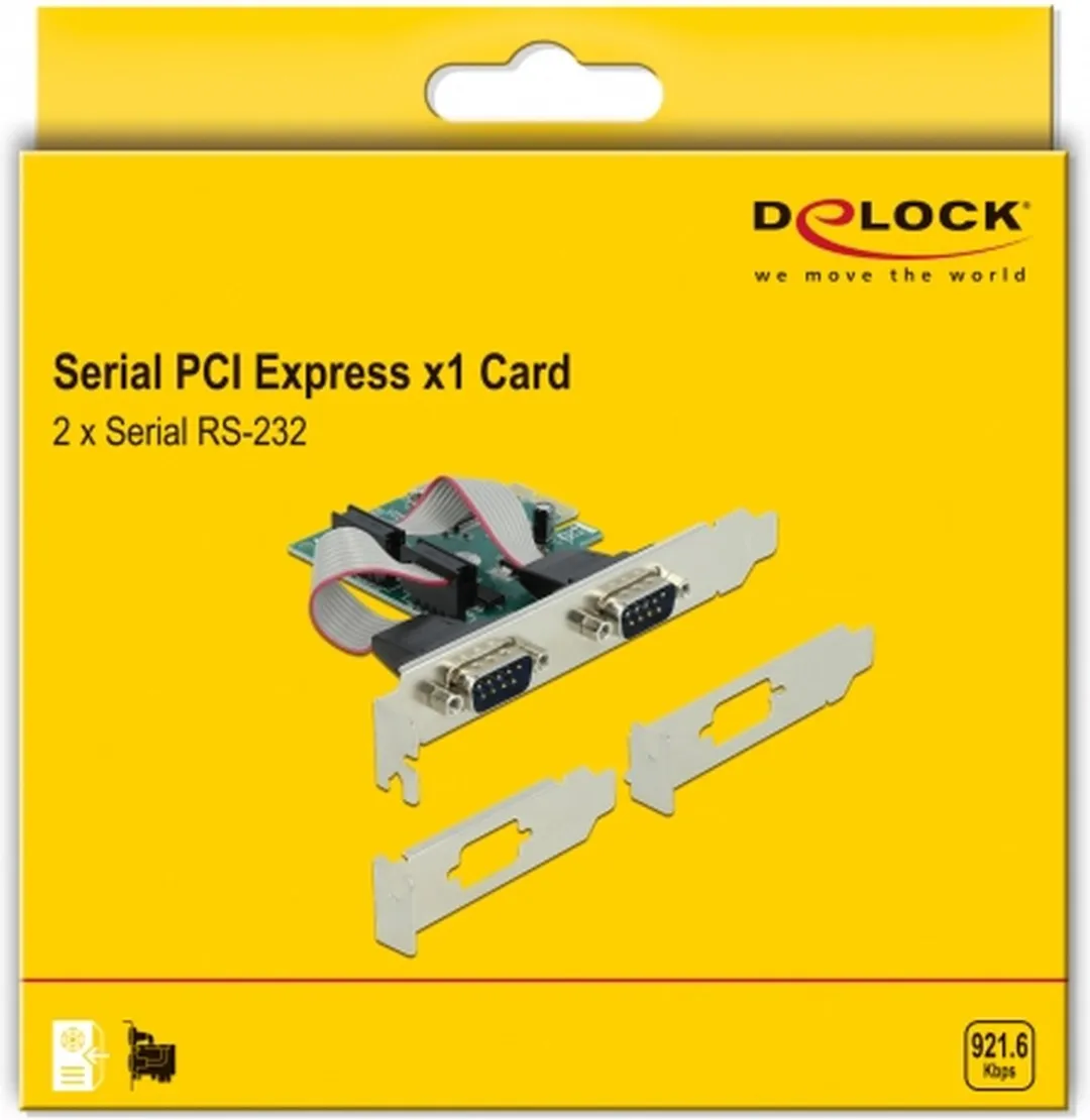 Delock 90007 Intern RS-232 Interfacekaart