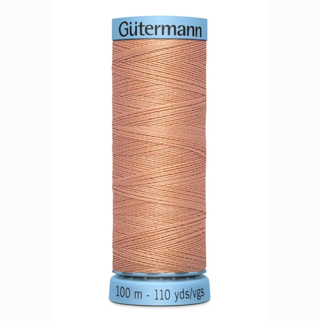 Gutermann Zijde Garen 100m - Zwart/Grijs/Wit